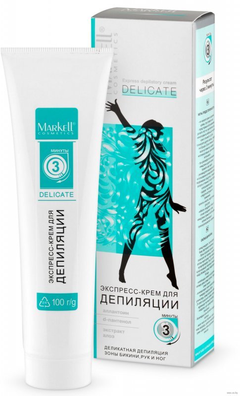 Markell delicate экспресс-крем для депиляции