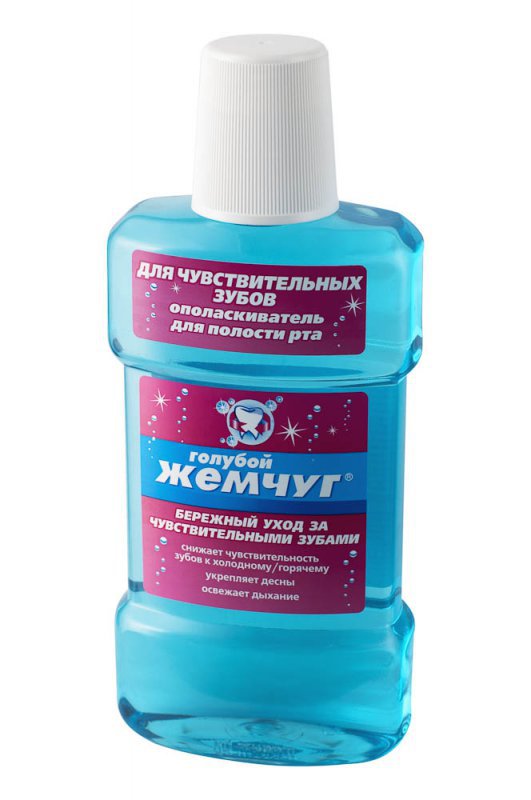 Ополаскиватель для рта чувствительных зубов Modum Голубой жемчуг ...